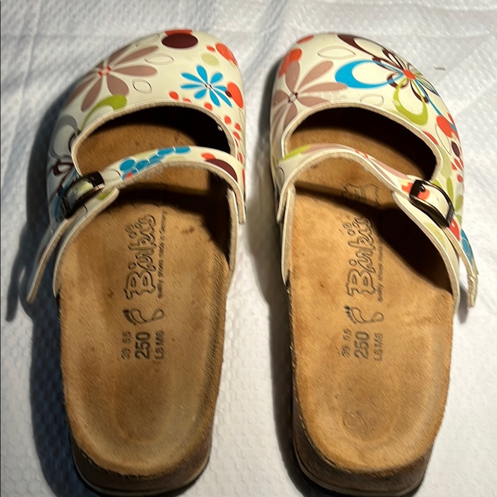 Colorful Floral Clogs